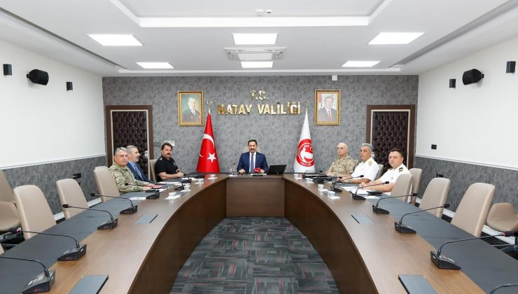 HATAY’DA İL ASAYİŞ TOPLANTISI DÜZENLENDİ
