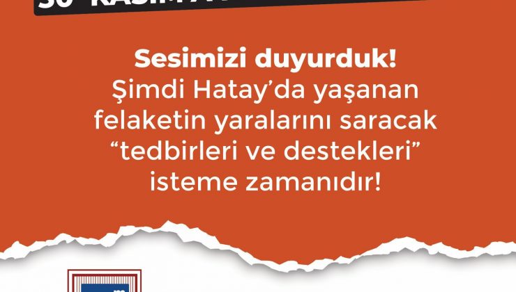 MARUFOĞLU, SESİMİZİ DUYURMAK İÇİN MÜCADELE ETMEK İSTİYORUZ