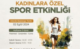 ANTAKYA BELEDİYESİNDEN KADINLARA ÖZEL SPOR ETKİNLİĞİ