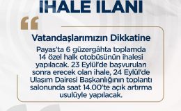 PAYAS’TA 14 ADET TOPLU TAŞIMA İHALESİ YAPILACAK