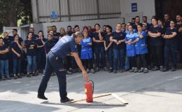 HBB YANGIN EĞİTİMLERİNİ SÜRDÜRÜYOR