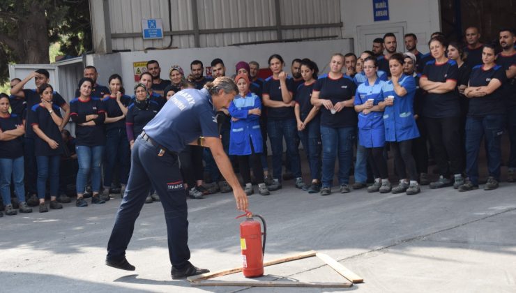 HBB YANGIN EĞİTİMLERİNİ SÜRDÜRÜYOR