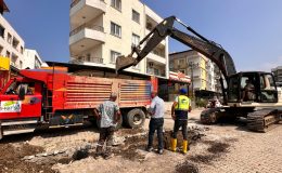 İSKENDERUN MEYDAN’DA ALTYAPI EKSİKLERİ TAMAMLANIYOR