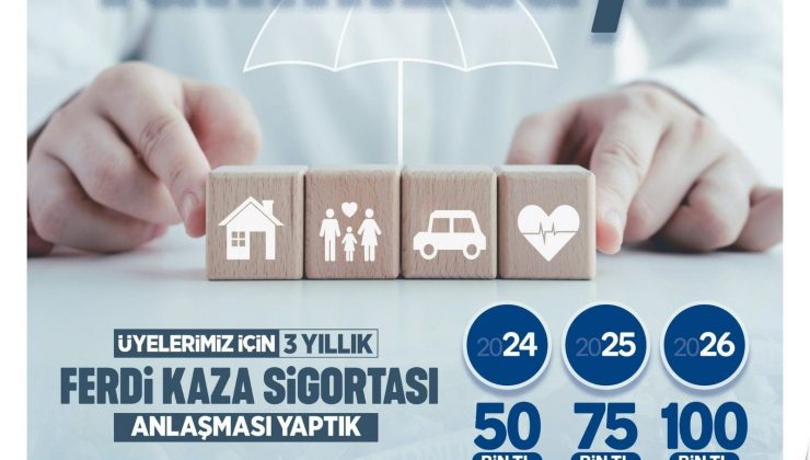 BAYRAKDAR’DAN ÜYELERE SİGORTA MÜJDESİ