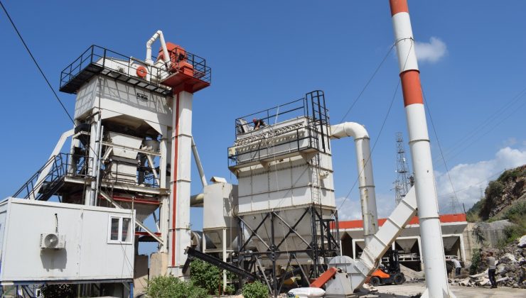 İKİNCİ ASFALT PLENT TESİSİ DE ONARIMA ALINDI