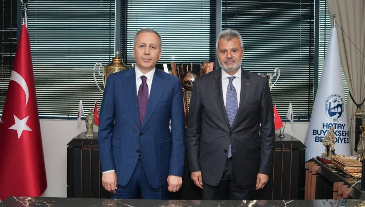 BAKAN YERLİKAYA’DAN BAŞKAN ÖNTÜRK’E ZİYARET