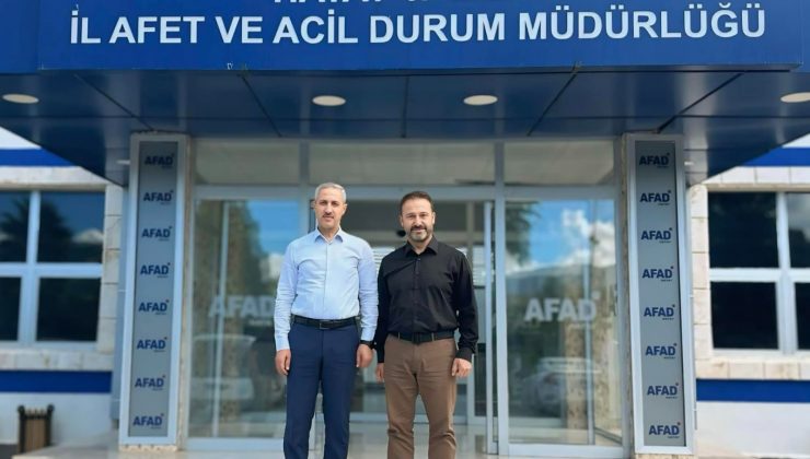REKTÖR EREN’DEN AFAD İL MÜDÜRÜ BAYINDIR’A ZİYARET