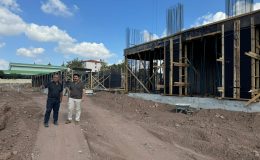 KAYMAKAM YAZICI OKUL İNŞAATLARINI İNCELEDİ