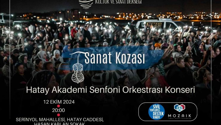 12 EKİM’DE SANAT KOZASI SENFONİ KONSERİ’NE DAVET