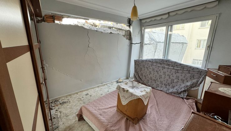 HASARLI BİNANIN YIKIMI ESNASINDA BAŞKA BİNA ZARAR GÖRDÜ 