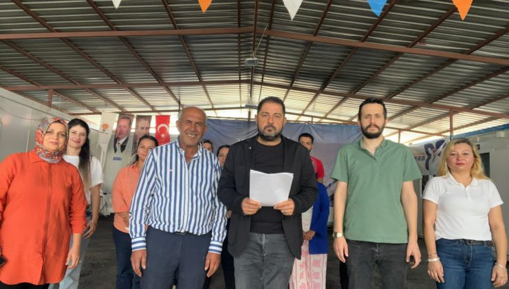 HATAY’DA AK PARTİLİLERDEN FİLİSTİN’E DESTEK