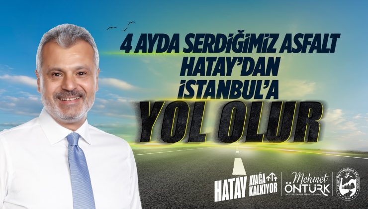 4 AYDA 1110 KM YOL ÇALIŞMASI YAPILDI