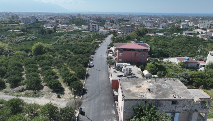 SAMANDAĞ’DA HBB’NİN ASFALT ÇALIŞMALARI DEVAM EDİYOR