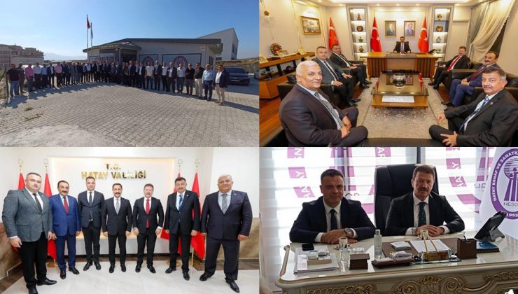 TŞOF HEYETİ HATAY’DA ZİYARETLERDE BULUNDU