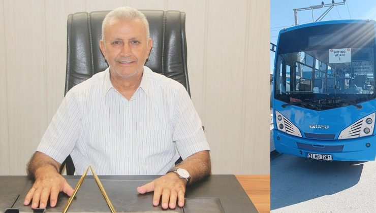 BAŞKAN KADİFE: GÜLDEREN’E VATANDAŞLARI ÜCRETSİZ TAŞIDIK