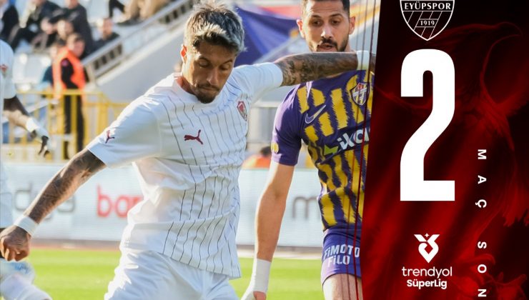 HATAYSPOR EYÜPSPOR’A KAYBETTİ 2-0