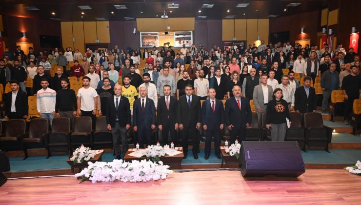 MKÜ’DE “ARI KOLONİLERİ İLHAMIYLA YAPAY ZEKA ÇALIŞMASI” KONFERANSI DÜZENLENDİ