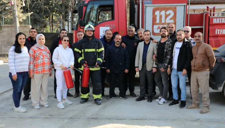 HBB İTFAİYESİ EĞİTİM VE TATBİKATLARA DEVAM EDİYOR