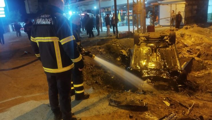 ANTAKYA’DA TRAFİK KAZASI : 5 YARALI  