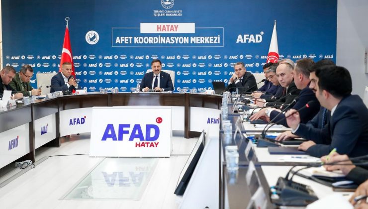 HATAY’DA YAPIMI DEVAM EDEN YATIRIMLAR DEĞERLENDİRİLDİ