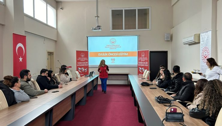 HATAY’DA GENÇLERE EVLİLİK ÖNCESİ EĞİTİM SEMİNERİ VERİLDİ