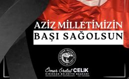 ÇELİK: “MİLLETİMİZİN BAŞI SAĞ OLSUN”