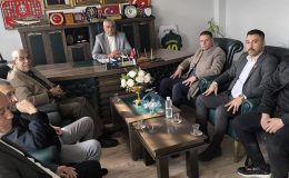 BAŞKAN PAÇ BBP HEYETİNİ AĞIRLADI