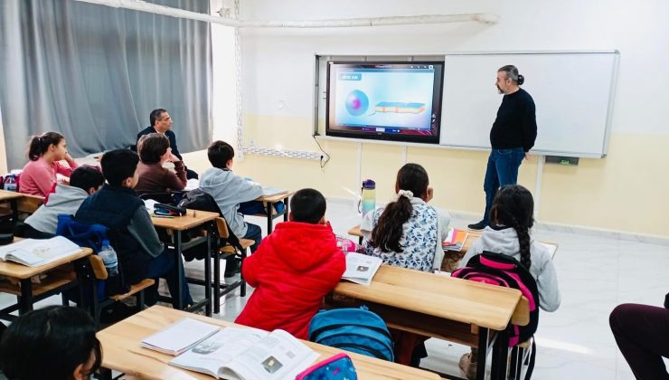 MÜDÜR TECİMEN GÜÇLENDİRİLEN OKULU ZİYARET ETTİ