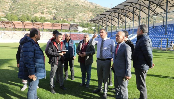 SARISEKİ STADINDAKİ ÇALIŞMALARDA SONA GELİNDİ