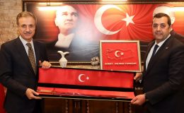 BAŞKAN YUMUŞAK, BAKAN YARDIMCISI COŞKUN’U MAKAMINDA AĞIRLADI