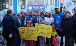 YOLBULAN METAL İŞÇİLERİNE BAŞKAN AMAÇ’TAN DESTEK