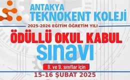 ANTAKYA TEKNOKENT KOLEJİ ÖDÜLLÜ KABUL SINAVI