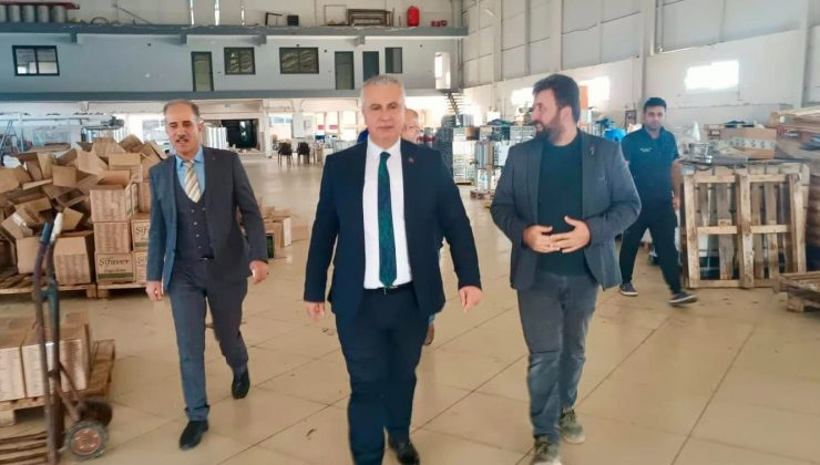 İL MÜDÜRÜ TÜRKMEN’DEN SABUN FABRİKASINA ZİYARET
