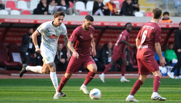 HATAYSPOR RİZESPOR’A 2-1 MAĞLUP OLDU