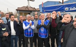 MHP HEYETİNDEN YOLBULBAN EMEKÇİLERİNE DESTEK