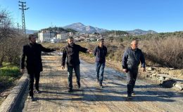 YALÇIN: “YOL GENİŞLETME VE ASFALT ÇALIŞMALARI DEVAM EDİYOR”