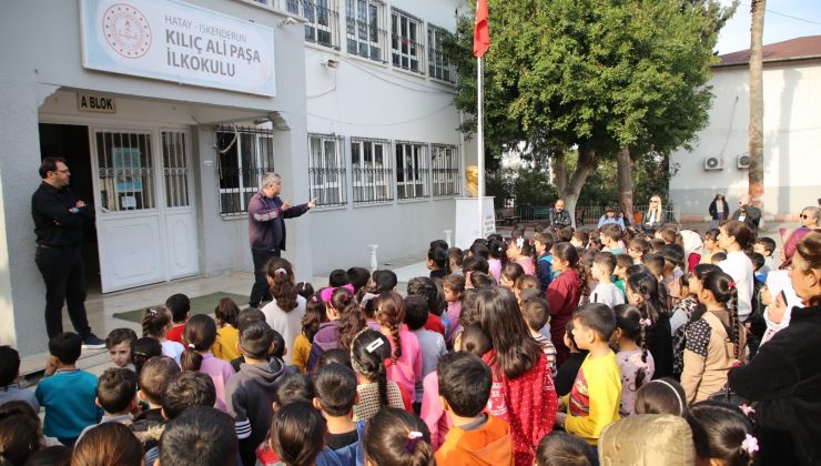 HBB İTFAİYESİ’NDEN MİNİK ÖĞRENCİLERE YANGIN EĞİTİMİ