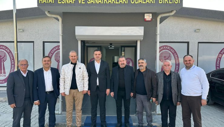 BAŞKAN YILMAZ ESNAF TEMSİLCİLERİNİ AĞIRLADI