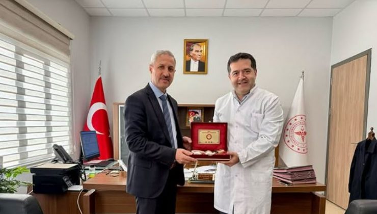 REKTÖR EREN’DEN BAŞHEKİM DAL’A ZİYARET