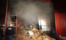 ARSUZ’DA SAMANLIK YANGINI  