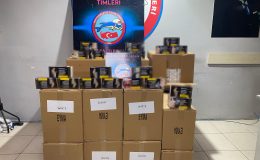 İSKENDERUN’DA 110 BİN ADET MAKARON ELE GEÇİRİLDİ   