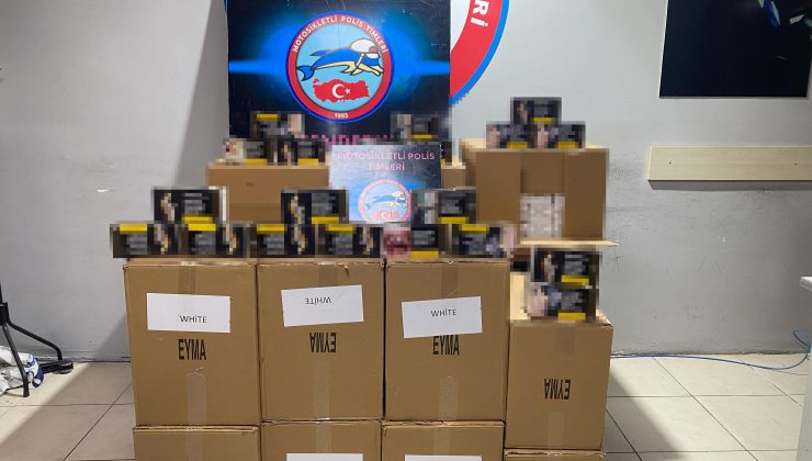 İSKENDERUN’DA 110 BİN ADET MAKARON ELE GEÇİRİLDİ   