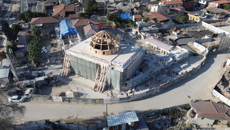 HABİB-İ NECCAR CAMİİ, YAZ AYINDA AÇILMASI HEDEFLENİYOR   