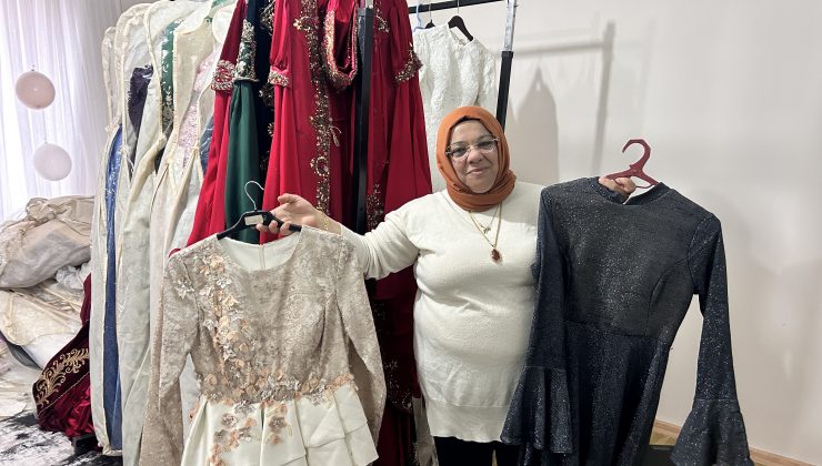 HAYIRSEVER KADIN 500 BİN TL DEĞERİNDEKİ GELİNLİKLERİ BAĞIŞLADI 
