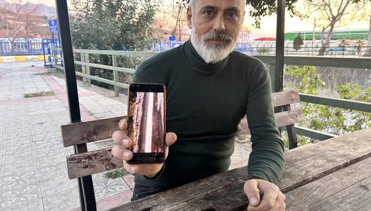 DEĞİRMENDE ŞELALESİ SOĞUK HAVANIN ETKİSİYLE KISMEN DONDU 