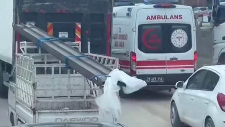 TRAFİKTE İLERLEMEKTE GÜÇLÜK ÇEKEN AMBULANSIN ZOR ANLARI   