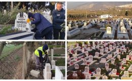 HATAY’DA MEZARLIKLAR 6 ŞUBAT’A HAZIRLANDI