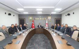 VALİ MASATLI, MAHALLE MUHTARLARINI KABUL ETTİ