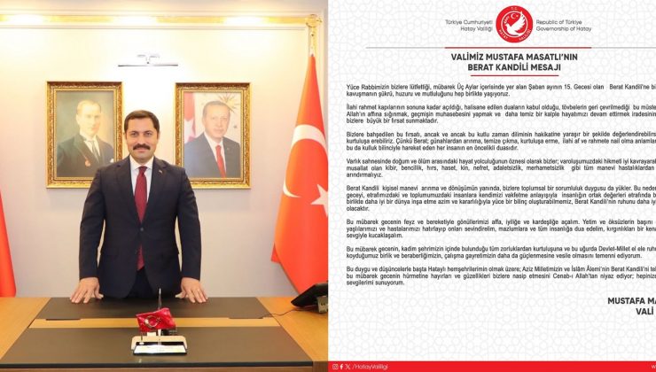 MASATLI: BERAT KANDİLİMİZ MÜBAREK OLSUN