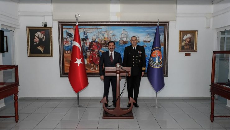 VALİ MASATLI’DAN İSKENDERUN DENİZ ÜS KOMUTANLIĞINA ZİYARET